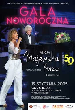 Gala Noworoczna - Alicja Majewska i Włodzimierz Korcz